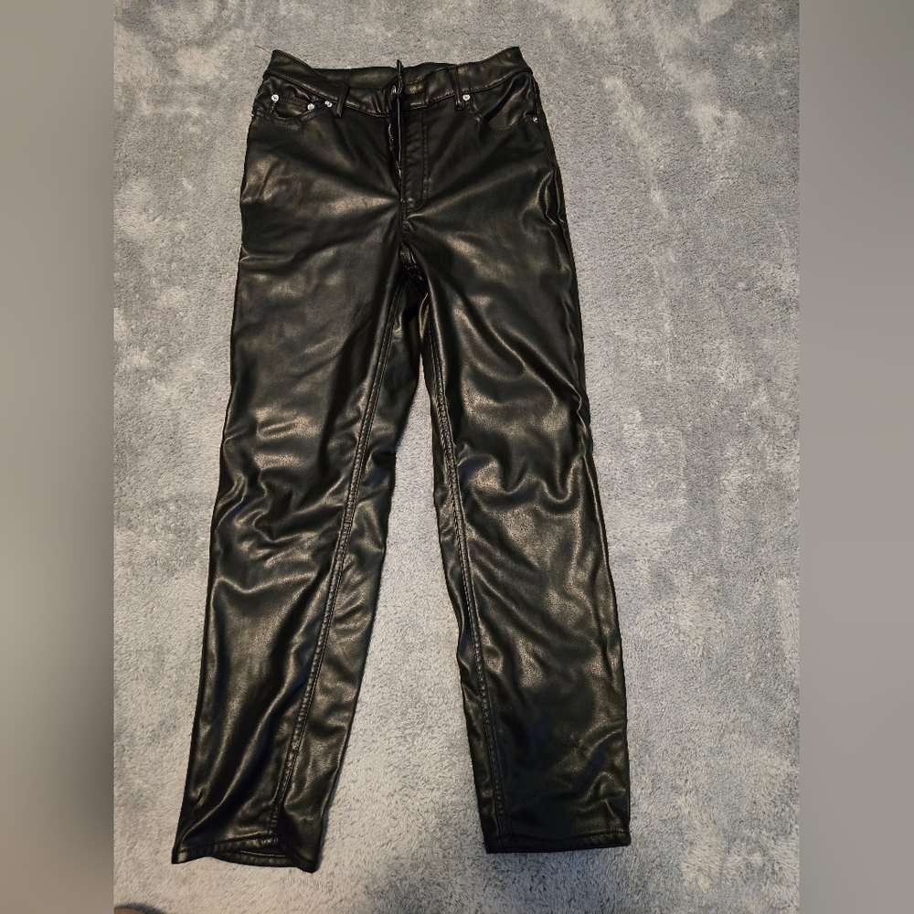 H&M Black Straight Leg Pants